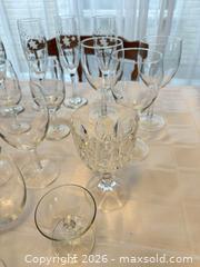 MaxSold Auction: Assorted Crystal & Glass Stemware Set (11–20 Pieces) - London (Ontario, Canada) PARTNER MANAGED Downsizing Online Auction - Reeves Avenue