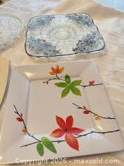 MaxSold Auction: Assorted Glass & Ceramic Decorative Plates and Serving Platters - London (Ontario, Canada) PARTNER MANAGED Downsizing Online Auction - Reeves Avenue