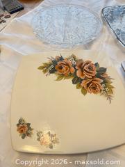 MaxSold Auction: Assorted Glass & Ceramic Decorative Plates and Serving Platters - London (Ontario, Canada) PARTNER MANAGED Downsizing Online Auction - Reeves Avenue