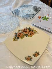 MaxSold Auction: Assorted Glass & Ceramic Decorative Plates and Serving Platters - London (Ontario, Canada) PARTNER MANAGED Downsizing Online Auction - Reeves Avenue