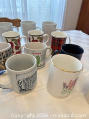 MaxSold Auction: Lot of 13 Assorted Ceramic & Porcelain Coffee/Tea Mugs - London (Ontario, Canada) PARTNER MANAGED Downsizing Online Auction - Reeves Avenue
