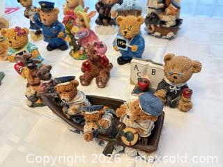 MaxSold Auction: Mixed Resin Collectible Bear Figurine Set (6-10 Pieces) - London (Ontario, Canada) PARTNER MANAGED Downsizing Online Auction - Reeves Avenue