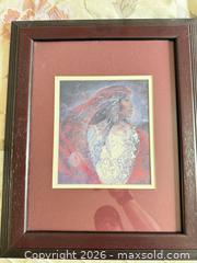 MaxSold Auction: Susan Seddon Boulet 'White Shell Woman' Framed Print (Small) - London (Ontario, Canada) PARTNER MANAGED Downsizing Online Auction - Reeves Avenue