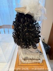 MaxSold Auction: Victorian-Style Porcelain Doll with Wooden Display Stand - London (Ontario, Canada) PARTNER MANAGED Downsizing Online Auction - Reeves Avenue