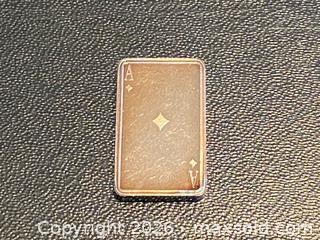 MaxSold Auction: Vintage Ace of Diamonds 10g .999 Fine Silver Pour/Bar Playing Card Bullion - London (Ontario, Canada) PARTNER MANAGED Downsizing Online Auction - Trillium Crescent