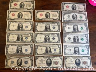 MaxSold Auction: Collectible Notes ($) - Watsonville (California, USA) SELLER MANAGED Estate Sale Online Auction -  Hames Road