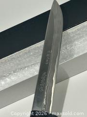 MaxSold Auction: Japanese Custom Hunting Fixed Blade Crafted by Takeshi Saji in Original Box - Burlington (Ontario, Canada) SELLER MANAGED Estate Sale Online Auction - Fairview Street (STORAGE)