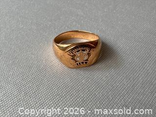 MaxSold Auction: 10K Gold Ring with Enamel Detail - Hamilton (Ontario, Canada) SELLER MANAGED Downsizing Online Auction -  Sherman Avenue South