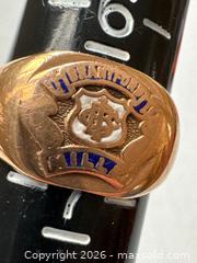 MaxSold Auction: 10K Gold Ring with Enamel Detail - Hamilton (Ontario, Canada) SELLER MANAGED Downsizing Online Auction -  Sherman Avenue South