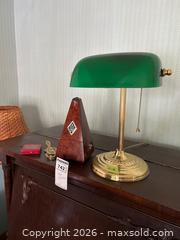 MaxSold Auction: Brass Banker's Lamp, Mechanical Metronome, and Pitch Instrument Lot - Hamilton (Ontario, Canada) SELLER MANAGED Downsizing Online Auction -  Sherman Avenue South