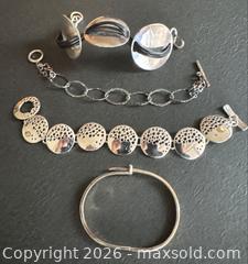 MaxSold Auction: Four Sterling Silver Bracelets, Marked 925 - Hamilton (Ontario, Canada) SELLER MANAGED Downsizing Online Auction -  Sherman Avenue South