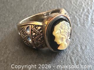 MaxSold Auction: Four Sterling Silver Rings with Various Stones and Designs - Hamilton (Ontario, Canada) SELLER MANAGED Downsizing Online Auction -  Sherman Avenue South