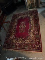 MaxSold Auction: Handwoven Area Rug with Floral Motif - Hamilton (Ontario, Canada) SELLER MANAGED Downsizing Online Auction -  Sherman Avenue South