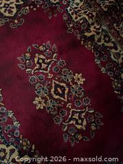 MaxSold Auction: Handwoven Area Rug with Floral Motif - Hamilton (Ontario, Canada) SELLER MANAGED Downsizing Online Auction -  Sherman Avenue South