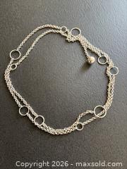 MaxSold Auction: Sterling Silver Jewelry Lot: 2 Necklaces and 2 Bracelets - Hamilton (Ontario, Canada) SELLER MANAGED Downsizing Online Auction -  Sherman Avenue South