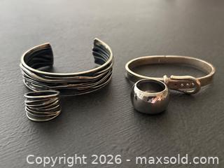 MaxSold Auction: Three Sterling Silver Accessories  - Hamilton (Ontario, Canada) SELLER MANAGED Downsizing Online Auction -  Sherman Avenue South