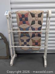 MaxSold Auction: Decorative Mirror, Quilt Rack & Antique Quilt. A - Lakeland (Florida, USA) SELLER MANAGED Moving Online Auction - Highway 33 (STORAGE)