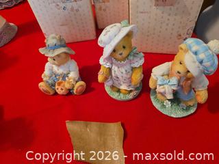 MaxSold Auction: Enesco Resin/Polystone Teddy Bear Figurine Lot of 3 - Calgary (Alberta, Canada) PARTNER MANAGED Downsizing Online Auction - Cedar Crescent Southwest (CONDO)