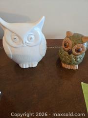 MaxSold Auction: Pair of Small Glazed Ceramic Stoneware Figurines - Calgary (Alberta, Canada) PARTNER MANAGED Downsizing Online Auction - Cedar Crescent Southwest (CONDO)