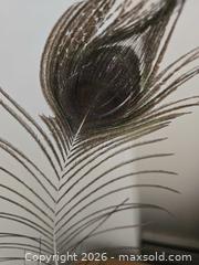 MaxSold Auction: Peacock Feather Vase Lot with Glass Holders - Calgary (Alberta, Canada) PARTNER MANAGED Downsizing Online Auction - Cedar Crescent Southwest (CONDO)