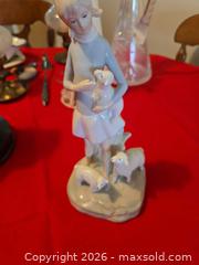 MaxSold Auction: Porcelain Figurine Girl with Sheep, Medium White - Calgary (Alberta, Canada) PARTNER MANAGED Downsizing Online Auction - Cedar Crescent Southwest (CONDO)