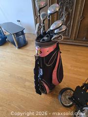 MaxSold Auction: Right-Handed Complete Golf Club Set with Cart Bag & Push Cart - Calgary (Alberta, Canada) PARTNER MANAGED Downsizing Online Auction - Cedar Crescent Southwest (CONDO)