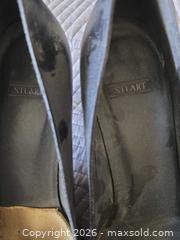 MaxSold Auction: Stuart Black Leather Square Toe Mid-Heel Pumps Size 9 Quad A - Calgary (Alberta, Canada) PARTNER MANAGED Downsizing Online Auction - Cedar Crescent Southwest (CONDO)