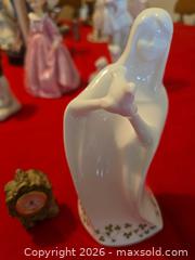 MaxSold Auction: White Porcelain Figurine with Miniature Gold Decorative Clock - Calgary (Alberta, Canada) PARTNER MANAGED Downsizing Online Auction - Cedar Crescent Southwest (CONDO)