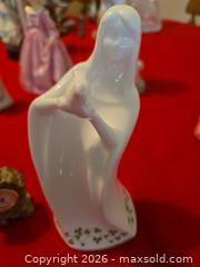 MaxSold Auction: White Porcelain Figurine with Miniature Gold Decorative Clock - Calgary (Alberta, Canada) PARTNER MANAGED Downsizing Online Auction - Cedar Crescent Southwest (CONDO)