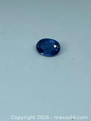 MaxSold Auction: (0.63ct)  Natural blue oval sapphire - Toronto (Ontario, Canada) PARTNER MANAGED Downsizing Online Auction - Queen Street East