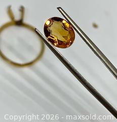MaxSold Auction: GENUINE(2.20ct) CITRINE!!!   PERFECT ORANGE Oval Citrine - Toronto (Ontario, Canada) PARTNER MANAGED Downsizing Online Auction - Queen Street East