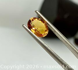 MaxSold Auction: GENUINE(2.20ct) CITRINE!!!   PERFECT ORANGE Oval Citrine - Toronto (Ontario, Canada) PARTNER MANAGED Downsizing Online Auction - Queen Street East