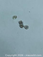 MaxSold Auction: NATURAL DIAMONDS Four Pieces Round Brilliant Cut White Diamonds, 0.17ctw - Toronto (Ontario, Canada) PARTNER MANAGED Downsizing Online Auction - Queen Street East