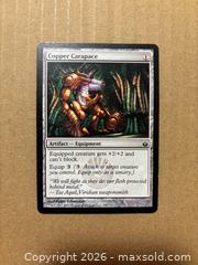 MaxSold Auction: Magic: The Gathering — Copper Carapace (Artifact — Equipment) - Calgary (Alberta, Canada) SELLER MANAGED Downsizing Online Auction - Rundleville Drive Ne