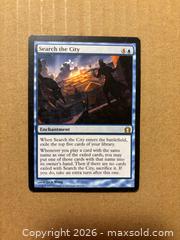 MaxSold Auction: Magic: The Gathering Search the City — Rare Blue Enchantment - Calgary (Alberta, Canada) SELLER MANAGED Downsizing Online Auction - Rundleville Drive Ne