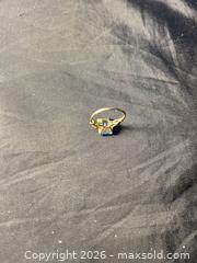MaxSold Auction: 10K Yellow Gold Ring with Light Blue Emerald-Cut Stone - Kawartha Lakes (Ontario, Canada) PARTNER MANAGED Downsizing Online Auction - Sugarbush Trail