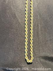 MaxSold Auction: 10K Yellow Gold Rope Chain Necklace 32 in - Kawartha Lakes (Ontario, Canada) PARTNER MANAGED Downsizing Online Auction - Sugarbush Trail