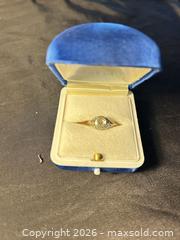 MaxSold Auction: 14K White Gold Vintage Filigree Ring with Small Diamond - Kawartha Lakes (Ontario, Canada) PARTNER MANAGED Downsizing Online Auction - Sugarbush Trail