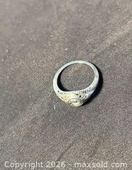 MaxSold Auction: 14K White Gold Vintage Filigree Ring with Small Diamond - Kawartha Lakes (Ontario, Canada) PARTNER MANAGED Downsizing Online Auction - Sugarbush Trail