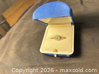 MaxSold Auction: 14K White Gold Vintage Filigree Ring with Small Diamond - Kawartha Lakes (Ontario, Canada) PARTNER MANAGED Downsizing Online Auction - Sugarbush Trail