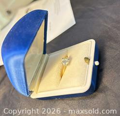 MaxSold Auction: 14K Yellow & White Gold Engagement Ring with 0.64 ct Diamond - Kawartha Lakes (Ontario, Canada) PARTNER MANAGED Downsizing Online Auction - Sugarbush Trail