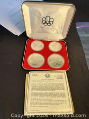 MaxSold Auction: 1976 Montreal Olympics Royal Canadian Mint Coin Set - Kawartha Lakes (Ontario, Canada) PARTNER MANAGED Downsizing Online Auction - Sugarbush Trail