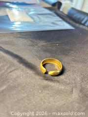 MaxSold Auction: 22K Yellow Gold Plain Open Band Ring, Adjustable - Kawartha Lakes (Ontario, Canada) PARTNER MANAGED Downsizing Online Auction - Sugarbush Trail
