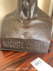 MaxSold Auction: Antoine Etex.    Bronze Bust of Auguste Comte  - Kawartha Lakes (Ontario, Canada) PARTNER MANAGED Downsizing Online Auction - Sugarbush Trail