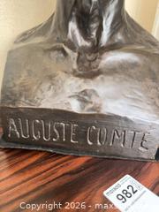 MaxSold Auction: Antoine Etex.    Bronze Bust of Auguste Comte  - Kawartha Lakes (Ontario, Canada) PARTNER MANAGED Downsizing Online Auction - Sugarbush Trail