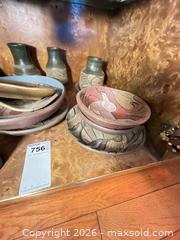 MaxSold Auction: Handmade Hand-Painted Ceramic & Stoneware Set – 13+ Pieces - Kawartha Lakes (Ontario, Canada) PARTNER MANAGED Downsizing Online Auction - Sugarbush Trail