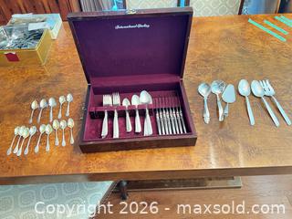 MaxSold Auction: International Sterling Sterling Silver Flatware Set in Presentation Case - Kawartha Lakes (Ontario, Canada) PARTNER MANAGED Downsizing Online Auction - Sugarbush Trail