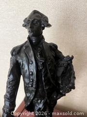 MaxSold Auction: Jules Dalou  Marquis de Lafayette Bronze Figurine of 18th-Century Military Gentleman - Kawartha Lakes (Ontario, Canada) PARTNER MANAGED Downsizing Online Auction - Sugarbush Trail