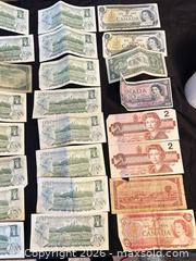 MaxSold Auction: Mixed Lot of Canadian and US Paper Banknotes - Kawartha Lakes (Ontario, Canada) PARTNER MANAGED Downsizing Online Auction - Sugarbush Trail