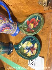 MaxSold Auction: Moorcroft Floral Pottery Lot of 3: Vase, Ashtray, Trinket Dish, with a Crown Ducal Pitcher - Kawartha Lakes (Ontario, Canada) PARTNER MANAGED Downsizing Online Auction - Sugarbush Trail